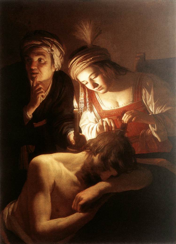 HONTHORST, Gerrit van Samson and Delilah sf